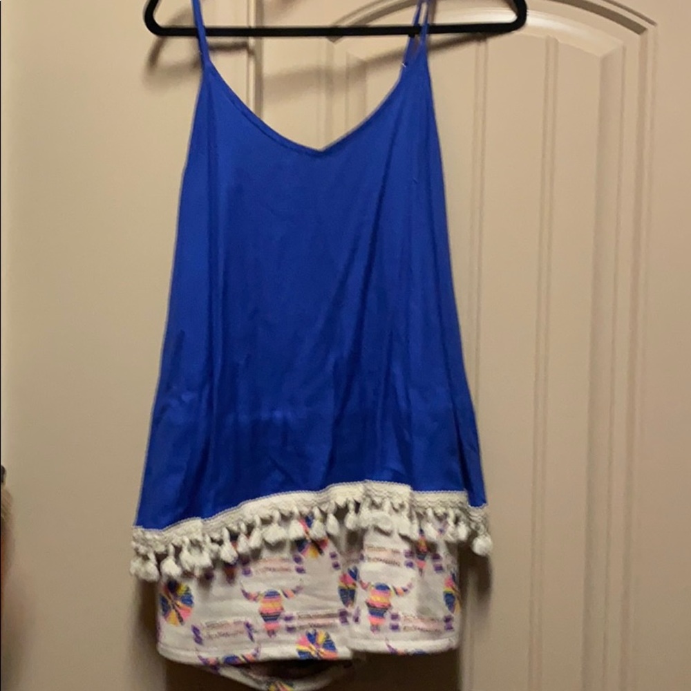 Judith March top and shorts.